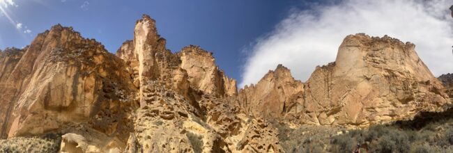 Red rock cliffs