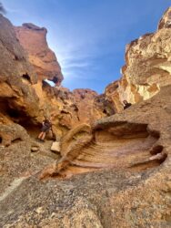 Strange rock formations